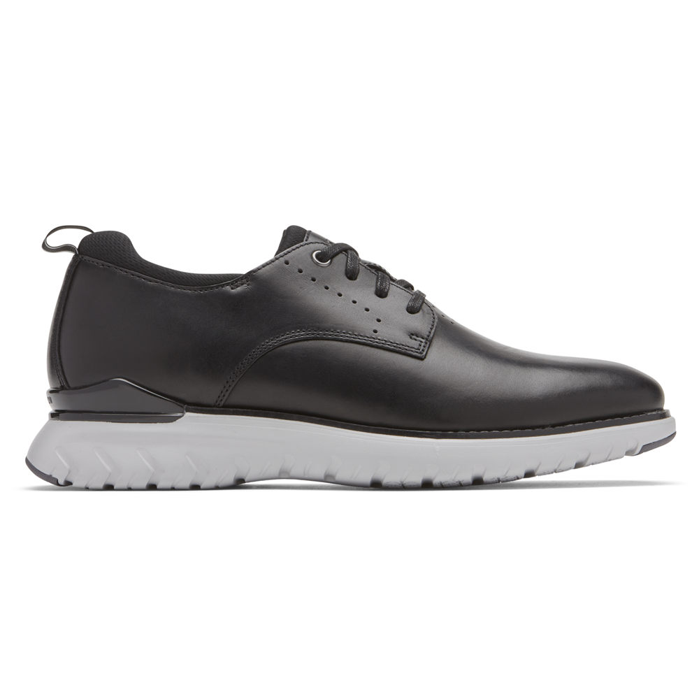 Rockport Singapore Mens Oxfords - Total Motion Sport Plain Toe Black - TF8341072